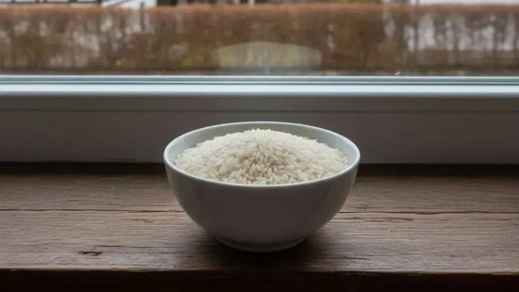 Die Schüssel Reis auf der Fensterbank: Warum Profis diesen einfachen Trick gegen Feuchtigkeit nutzen