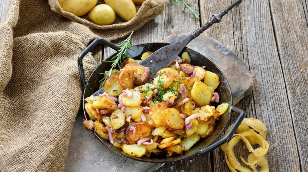 Darum machen Profis Bratkartoffeln aus fast rohen Erdäpfeln